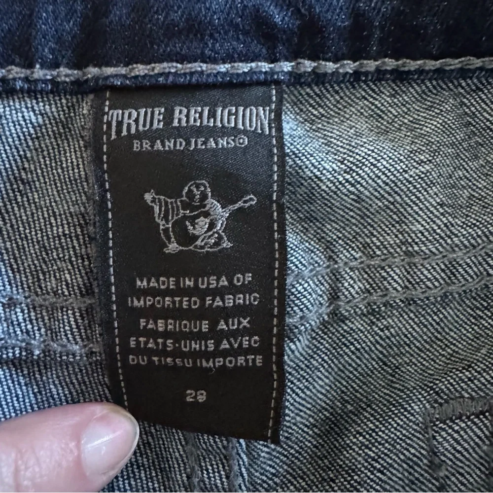 Vintage True Religion Abbey Super Skinny Jeans Size 28 Dark Wash